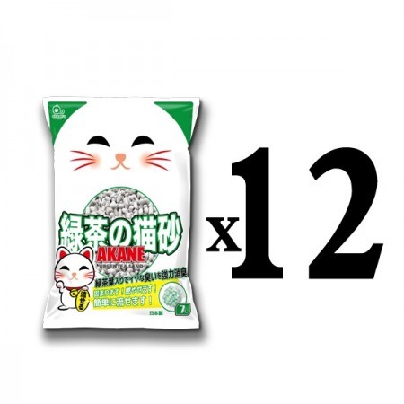 AKANE 綠茶紙砂 (12包) 