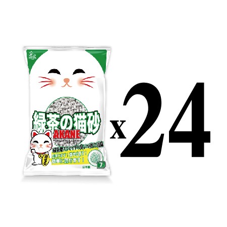AKANE 綠茶紙砂 (24包) 