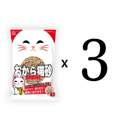 AKANE 雙孔豆腐砂 (3包) 