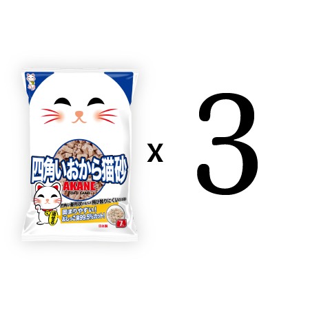AKANE 角孔豆腐砂 (3包) 